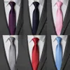 Boyun bağları erkek kravat fermuar tembel kravat moda katı 6cm bağlar iş için adam gravatas mendil bowtie erkek gelin