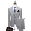 Costume classique 3 pièces pour hommes, grande taille, robe de mariée de luxe, coupe cintrée, smoking, Blazers249I, S-6XL