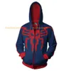 Şeytan Örümcek Adam Hoodie Zipper 3D Dijital Ceket Hırka Günlük