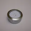 Hele Cirkel Ronde Diamant Display Box Fijn Roestvrij Staal Metalen Edelsteen Gevallen Diamanten Sieraden Doos 3 2 1 5cm226M