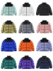 Jaqueta de inverno masculina jaqueta feminina com capuz bordado jaqueta quente parka masculina carta impressa casaco multi-colorido h0g3 #
