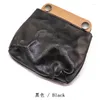 Wallets Vintage Old Coin Purse Hand-rubbed Color Plant Tanned Leather Matching Simple Lady Card Bag Sleeve