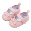 Babyschoenen Geboren Baby Meisje Prinses Schoenen Boog Mary Jane Flats Gewatteerde Wieg Met Antislip Rubberen Zool Artikelen Accessoires