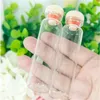 Glasflaskor med kork 18 ml söta små burkar leveranser för bröllopspresentpartdekorationer 100pcsgood qty htesr