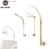 Mobiles # Bébé en bois forme d'oiseau lit cloche support Mobile suspendus hochets jouet cintre bébé berceau Mobile lit cloche jouet support bras support cadeaux Q231017