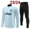 Psges Soccer Tracksuits 2023 2024 Napoli Inter Ac Arsen Man Cities Football Tracksuit Training Suit Men and Kids Kit 23 24 Paris Milan Tuta Survetement Foot Ensemble