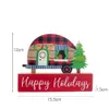 Factory Outlet New fashion creative wooden block faceless elderly decoration front desk Christmas wooden decoration