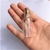 Botellas de deseos de vidrio transparente con frascos de deriva de corcho para viales de boda Regalos de decoración DIY 50 unids Buena cantidad Odtxs