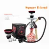 SHISHA Square E Head Ehead 2400mAh cartouche rechargeable jetable narguilé rechargeable e-head vaporisateur ECig Kit