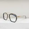 New popular retro Eyeglasses frames women Prescription glasses punk style design square steel frame with leather box HD lens top quality Designer Sunglas