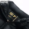 Męskie Parkas XKK z kapturem długie kurtki z futrzanym kołnierzem zimowe płaszcze ciepłe jakość męskich płaszcze na zewnątrz 231017