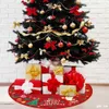 Factory Outlet Decorative creativity lovely printed Tree Skirt mall window Christmas tree bottom apron dress up atmosphere layout M5UZ