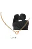 CARTER LOVE ketting 18K Diamond Rose goud Nieuw in luxe fijne sieraden ketting voor dames hanger Gold Heart Designer merk