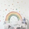 Väggklistermärken Cartoon Rainbow Mönster Väggklistermärken Selfadhesive Childrens Room and Home Decoration 231017