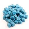 Pierres précieuses en vrac 200g / lot Bleu Turquoise Améthyste Chakra Naturel Pierre Tumbled Reiki Feng Shui Cristal Point de Guérison Perles avec Fre331Z