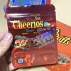 Tost Crunch Zinnamon Ambalaj Çantaları Yenilebilir Mylar Puffs 600mg Cheerios Fındık Çubukları Meyveli Çakıl Paketleri Paketleme Çantası Boş Paket