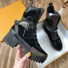 Diseñador mujer botas plataforma flecha medalla botines invierno cuero genuino zapatos de tacón alto grueso lujo realzar desierto múltiples estilos bota media