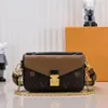 2023 Designer Bag Classic Shoulder Bag East West Women's Handbag Luxury Designers Bag äkta Leather Metis Elegant Women's Designer Crossbody Bag Messenger Bag