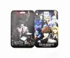 Partihandel Dödsanteckning Japan Cartoon Anime Card Holder Lanyard Keychains Accessory USB ID Badge Holder Keys Cord Neck Rem Mobiltelefon Rems Lanyard Gifts #025