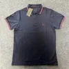 A114 Perry Clássico Fred Designer Camisa Polo Bordado Mulheres Mens Tees Manga Curta Top Tamanho S/