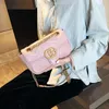 Designer Crossbody Bag Sple Women Women Luxurys Real Leathe Metal Chain Fickle G Messenger Shopping Bouts Lady Sling Lady Lady Lady Borse Borsa Cosmetica A4