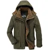 Men's Down Parkas Good Quality Male Fit Winter Coats Multipocket Cargo Jackets Men Long Hooded Casual Warm 7XL fewrtg 231017