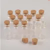 Frascos de vidrio pequeños de 10 cc con corchos Mini botellas de deseos 100 piezas 22x50x125 mm Frascos de 10 ml Buena cantidad Bhmnj