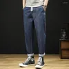 Jeans pour hommes Kakan - Denim d'été européen et américain Capris Cool Fiber Lyocell Thin K020-6330