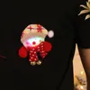 Christmas Decorative Supplies Luminous Bell Bracelet Badge Elderly Snowman Bear Christmas Gift Children's Gift