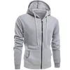 Sudaderas con capucha para hombre Sudaderas con capucha de lana para hombre Chaquetas con cremallera Sudadera con cremallera gráfica Bolsillo deportivo Abrigos al aire libre Casual Diario Slim Pull 231016