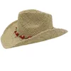 Wide Brim Hats Handmade Jazz Cowboy Hat Woven Straw Men's And Women's Outdoor Sunshade Beach