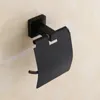 Set di accessori da bagno Scatola avvolgitore di carta in bronzo nero Portasciugamani Porta WC europeo in acciaio inossidabile Accessori da bagno per montaggio a parete