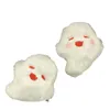 Portachiavi Fantasma carino da ragazza Portachiavi Ciondolo in peluche Anime Chiavi della macchina Design con fibbia Fascino per borsa per accessori da donna Zaino per studenti appeso