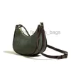 Axelväskor korsar kropp casual grön underarmspåse ny vintage het läder axel väska kvinnlig elegant handväska pursecatlin_fashion_bags