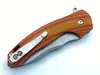 SIXLEAF Folding Knife 8.07in med VG-10 Blade G10 Handle Fast Open Camping Tool SL-02-Orange