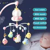 Mobiles# New Music Box Rattles For Kids Baby Toys 0-12 Months Mobile On The Bed Bell Educational Toys Newborns Nightlight Rotation Rattle Q231017