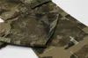 Jeans pour hommes Camouflage lettre imprimé Denim décontracté haute rue marque à la mode pantalon droit ample pantalon Cargo en plein air