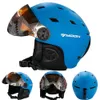 Skihelmen MOON-bril Skihelm Integraal gegoten PCEPS Hoogwaardige skihelm Outdoor Sport voor volwassenen Ski Snowboard Skateboardhelmen 231016