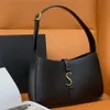 Cleo Hobo Designer Bag Le5a7 Luxurys handväskor underarmade axelväskor Kvinnor Tygväska Läderkrokodilmönster Klassiska svarta crossbody -plånböcker underarmade handväska