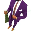 Męskie garnitury Blazers Green Mens Wedding Suits Groom Tuxedos Notoched Lapel Men Suit Slim Fit Custom Made Groomsmen Dwa sztuki Terno Blazerpants 231017