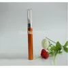 15 ml 15g orange färg luftlös flaskpenna med massage huvud kosmetika ögon serum essens lotion förpackningsflaskor, 50 st ibnom wfsaa