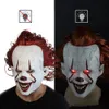 LED Joker Maske Clown Maske Horror Teufel Maske Halloween Cosplay Party Vollmaske Kostüm