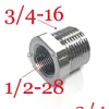 1/2-28 Female To 3/4-16 Male Fuel Filter Stainless Steel Thread Adapter For Napa 4003 Wix 24003 1/2X28 Soent Trap Converter Drop Del