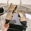 2023-Designer kvinnors högklackade sandaler mode läder klackar sexiga stilettfestskor högkvalitativa kvinnors bröllopspänne på hotellklänning stor