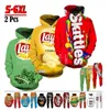 2022 nuovi uomini delle donne snack patatine divertente 3D stampa moda tute pantaloni hip-hop con cappuccio ok062289h