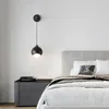 Lámparas de pared Lámpara de brotes de cobre nórdico, color negro/dorado, para dormitorio, mesita de noche, pasillo, sala de estar, luz de alambre de suspensión de fondo