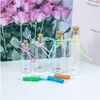 Botellas de deseos de vidrio transparente con frascos de deriva de corcho para viales de boda Regalos de decoración DIY 50 unids Buena cantidad Odtxs