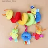 Mobiles# Baby Crib Hanging Rattles Toys Car Seat Toy Soft Mobiles Stroller Crib Cot Spiral Toy Pram Hanging Dolls for Babies Newborn Gift Q231017