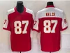 Patrick Mahomes Travis Kelce KC Football Jersey Isiah Pacheco Clyde Edwards-Helaire Chris Jones Rashee Rase George Karlaftis Drue Tranquill Chiefes Nick Bolton 4XL