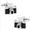 Gemelli per fotocamera dal design unico per gemelli da uomo in rame, gemelli di nozze, gioielli di moda, regalo di Natale C0532390